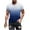 Blue T Shirts for Men, variant on M-5XL Mens Short Sleeve T Shirts Big and Tall Crewneck Plus Size Tees Tops Pullover Gradient Printed Casual Comfort Basic Workout Tshirts