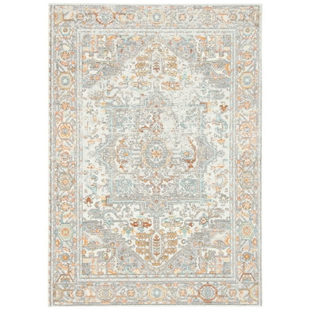 SAFAVIEH Aria Gligor Oriental Area Rug, Beige/Grey, 5'3" x 7'7"