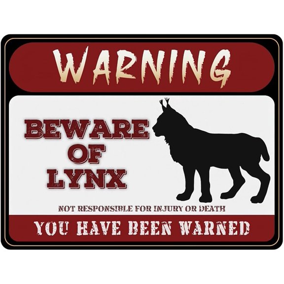 Beware of Goose Sign 8"x12", Pet & Ranch Animal Metal Warning Signs for Home Bar Cafe Club Farmhouse Fence Wall Art Decor