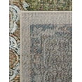 thumbnail image 4 of Unique Loom Isabella Collection Area Rug - Rossellini (7' 10" Square Green/Blue), 4 of 9