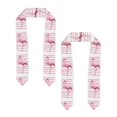 thumbnail image 2 of Zufioo Flamingo Print Graduation Shawl Ribbon, Graduation Ribbon for Male and Female Graduates-Flattened, 2 of 7