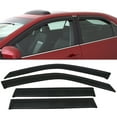 thumbnail image 2 of Ikon Motorsports Window Visor Compatible with 09-13 Subaru SH Acrylic Vent Windshield Deflector Rain Guard 4Pc Set Outside Mount 2009 2010 2011 2012 2013, 2 of 8