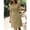 Khaki, variant on Dresses For Women Sevevn Women's Summer Temperament Solid Color Casual Cool Gentle Short Dress