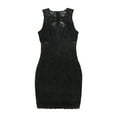 thumbnail image 1 of GUESS Robe Moulante en Dentelle Silvana pour Femmes Mini Robe Noire S, 1 of 1