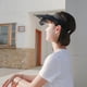 thumbnail image 4 of Sombrero de verano transpirable con ventilador Visor de protección solar Gorra Sombrero de pesca para deportes al aire libre, 4 of 9