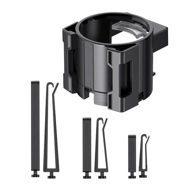 Portavasos genérico, accesorios interiores, organizador multiusos para espacio de asiento, soporte para bebidas automático para botellas, bebidas, Negro