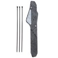 thumbnail image 1 of Protection de Chaîne de Cadre de Vélo, Protection de Chaîne de Cadre de Vélo Universelle Réutilisable pour Vélos Pliants pour Vélos de Route pour Vélos de Montagne Noir, 1 of 8