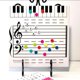 thumbnail image 4 of Pizarra Magnetica Moanyt 970 Pentagrama Musical Doble Cara con 70 Imanes y Marcador, 4 of 5