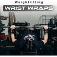 thumbnail image 4 of BEAST RAGE Weight Lifting Straps Wrist Wraps Fitness Padded Cotton Wrist Support Gel Advanced Grips Dumbbell Bar Wraps Heavy Duty Gym Bodybuilding Straps Power Deadlift Barbells (Black/Red Wraps), 4 of 8