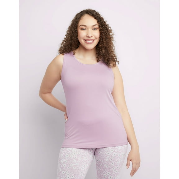 Maidenform Scoopneck Tank Top - Pink Lady - Women's Size Small