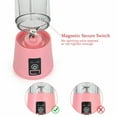 thumbnail image 6 of DODOING 380ml Portable Juicer Cup MIni Blender USB Rechargeable Smoothies Mixer Electric Safety Juicer Cup, 6 of 8