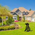thumbnail image 2 of 23*29*0,3 cm Dog Yard Art acrílico negro ahuecado enchufe decorativo de jardín para perros, 2 of 5