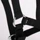 thumbnail image 3 of Cabezales ecuestres occidentales de nailon ajustables con cabestro para la cabeza - Negro s, tal se describe Soledad Halter de caballo ajustable, 3 of 10