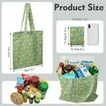 thumbnail image 2 of Cute Banana Canvas Tote Bag – Reusable Grocery Bag with Tropical Yellow Fruit Print, Kawaii Banana Illustration, Eco-Friendly Cotton Shopper for Everyday Use, 2 of 7