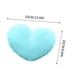 thumbnail image 4 of Cojín decorativo en forma de corazón | Cojín de felpa de terciopelo rosa suave | Lindo acento hinchado para niños, sala de estar, sofá, cama, silla de oficina | Lavable a máquina | 1 Pieza, 4 of 7