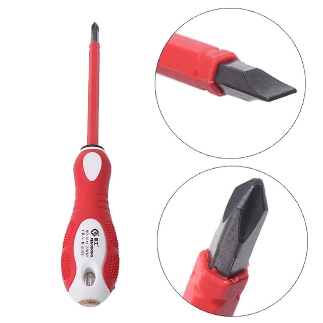 CNKOO for Head Screwdriver Electrical Tester Pen 500V Voltage Detector Tool