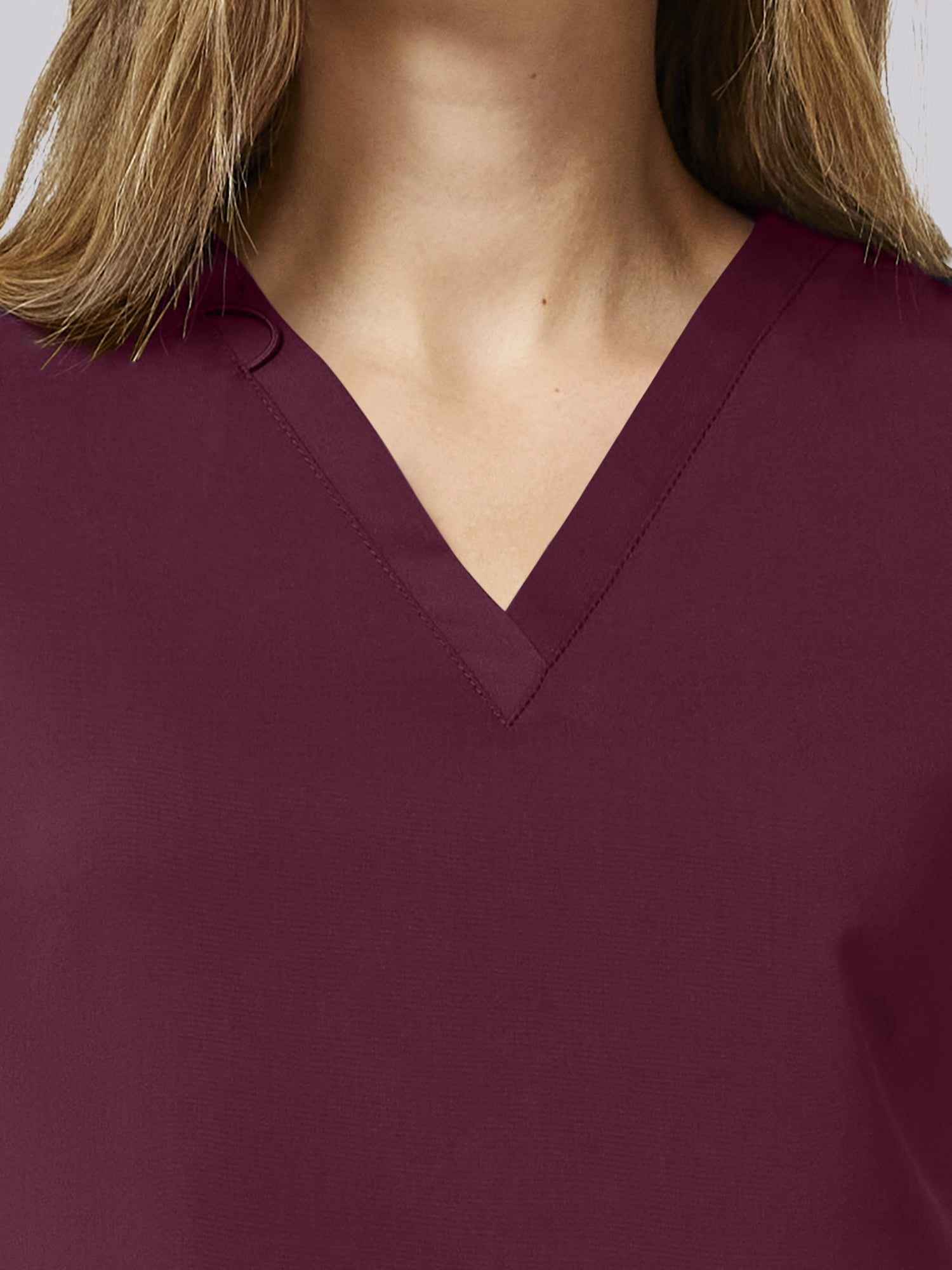 Scrubstar Ultimate Women’s Antimicrobial Welt Pocket V-Neck Scrub Top, Sizes XS–3XL