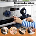 thumbnail image 2 of Paquete de 6 fundas de seguridad para perilla de estufa de gas, para seguridad infantil, con cinta adhesiva fuerte de doble cara, 2 of 3
