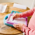 thumbnail image 3 of Melissa & Doug Princess Design Activity Kit - 9 Double-Sided Plates, 4 Colored Pencils, Rubbing Crayon, 3 of 9
