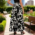 thumbnail image 5 of CHUMUD Womens Dress Pants Trendy Straight Wide Leg Baggy Pants Relaxed Fit Pants Summer Casual, 5 of 6