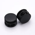 thumbnail image 4 of ZTTD 50 Pcs Metal Cord Locks Double Hole Spring Cord End Toggle Stoppers Round Sliding Cord Fastener Buttons for Drawstrings Bags, Backpacks, Clothing, Shoelaces, 4 of 5