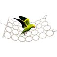 thumbnail image 4 of Bird Hemp Rope Net Swing, Small Animal Activity Toy Rope Climbing Net for Parakeet, Lovebirds, Cockatoo, Canary, African Grey, Macaw, Random Color, 4 of 5