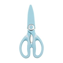 Snmubt Kitchen Scissors Set Stainless Steel Kitchen Scissors Versatile Heavy-Duty Scissors For Kitchen Small Tools (Blue And White Color)