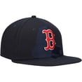thumbnail image 3 of Men's New Era Navy Boston Red Sox Shadow Logo 59FIFTY Fitted Hat, 3 of 6