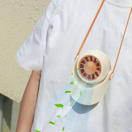 

Clearance! ZZkhGo Neck Fans Rechargeable Neck Fans Outdooror Neck Hanging Style Fan Lazy Electric Portable Lazy Usb High Power Neck Hanging Small Fan