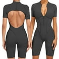 thumbnail image 1 of Combinaison d'Entraînement Sans Couture pour Femmes Combinaison Confortable Extensible pour Entraînement Physique et Tenue Décontractée, 1 of 7