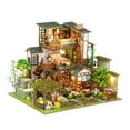 thumbnail image 1 of Casa de Muñecas DIY Miniatura Pequeños Kits de Construcción Juguetes Creativos de Artesanía en Madera, 1 of 9