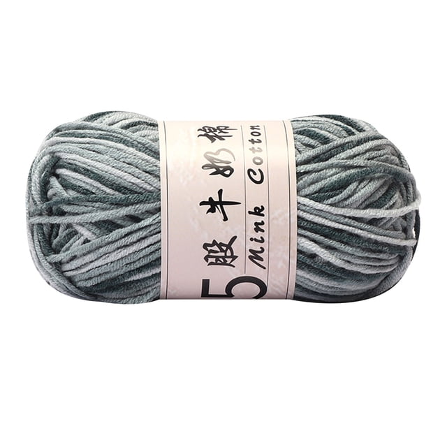 Birdeem Five Strands of Milk Cotton Gradient Hand-Woven Diy Doll Sections Dyed Baby Wool Ball
