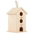 thumbnail image 4 of Hanging Wooden Bird Nests House Breeding Resting Box Supplies Outdoors Garden for Parrots 2025, 4 of 5