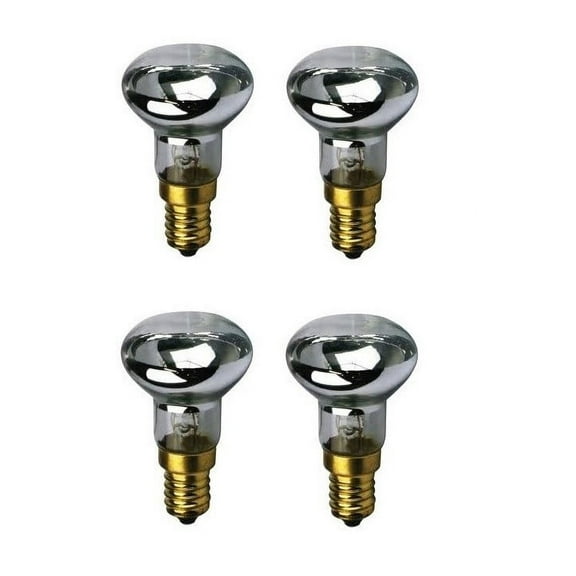 EDM - Set of 4, R39 E17 Replacement Light Bulb Motion Lamp 30W Reflector Type