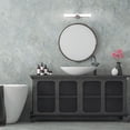 thumbnail image 5 of WAC Lighting Turbo 24" LED 3000K Aluminum Bathroom Vanity & Wall Light in Nickel, 5 of 6
