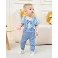 thumbnail image 4 of SANMIO Newborn Infant Baby Boy Clothes Summer Short Sleeve Romper and Pants Outfits Set 0 3 6 12 18 Months, 4 of 8
