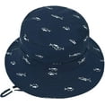 thumbnail image 3 of Zando Beach Baby Sun Hat UPF 50+ Sun Protection Wide Brim Summer Baby Boy Bucket Hats Cute Toddler Sun Hats for Boy Navy Fish XL, 3 of 5