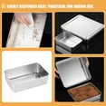 thumbnail image 5 of Nishuna 2pcs Loaf Pans Baking Bread Pans Bread Loaf Pan Stainless Steel Dessert Baking Pan, 5 of 5