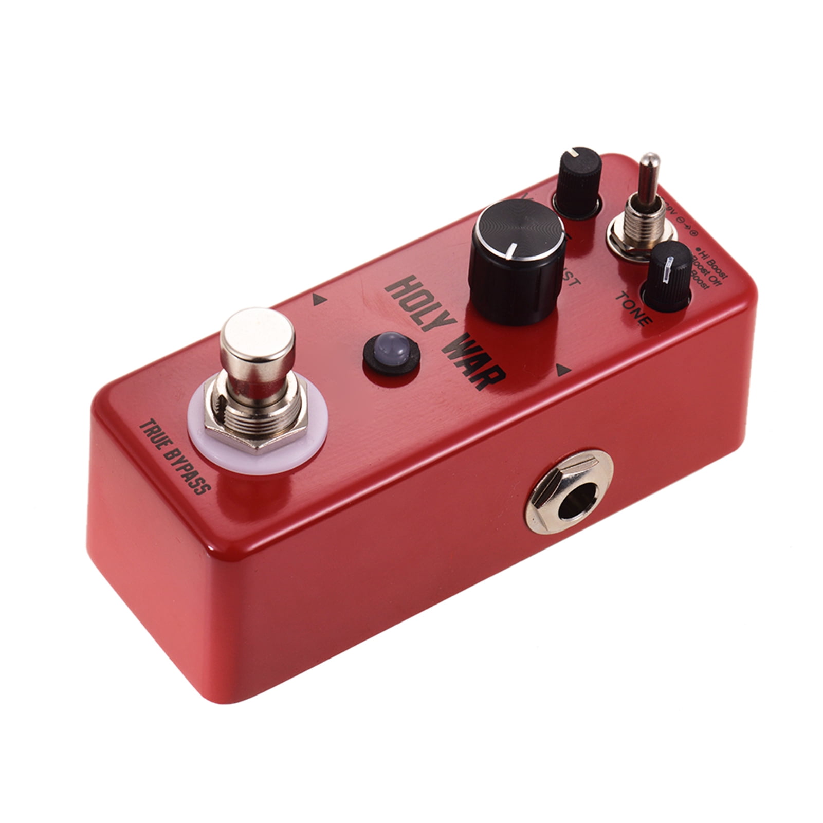 Elowen distortion Effect Pedal Distortion HOLY WAR Analog Heavy Metal Distortion Guitar Effect Pedal 3 Working Mode Aluminum Alloy Shell True Bypass