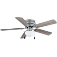 thumbnail image 1 of Ventilador de Techo Mainstays Hugger de 44' con Luz LED Níquel Satinado 5 Aspas 577864521, 1 of 5