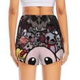 thumbnail image 2 of Lsque The Binding of Isaac Printed Women's Running Shorts with Liner Pockets,Elastic Quick Dry Workout Athletic Gym Yoga Shorts,Womens High Waist Shorts-Small, 2 of 9
