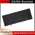 thumbnail image 1 of NEW Russian/US/French laptop Keyboard FOR DELL XPS 15 9550 9560 9570 P56F Precision 5510 m5510 m5520 m5530 with Backlight SP New Backlit, 1 of 5