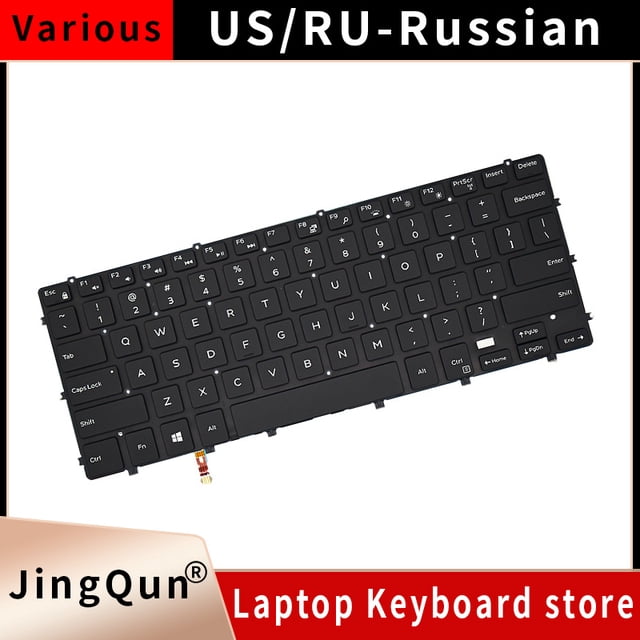 NEW Russian/US/French laptop Keyboard FOR DELL XPS 15 9550 9560 9570 P56F Precision 5510 m5510 m5520 m5530 with Backlight SP New Backlit