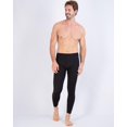 thumbnail image 4 of Real Essentials 3 Pack: Men's Thermal Underwear Base Layer Fleece Lined Pants with Fly - Long John Bottom(Big & Tall), 4 of 5