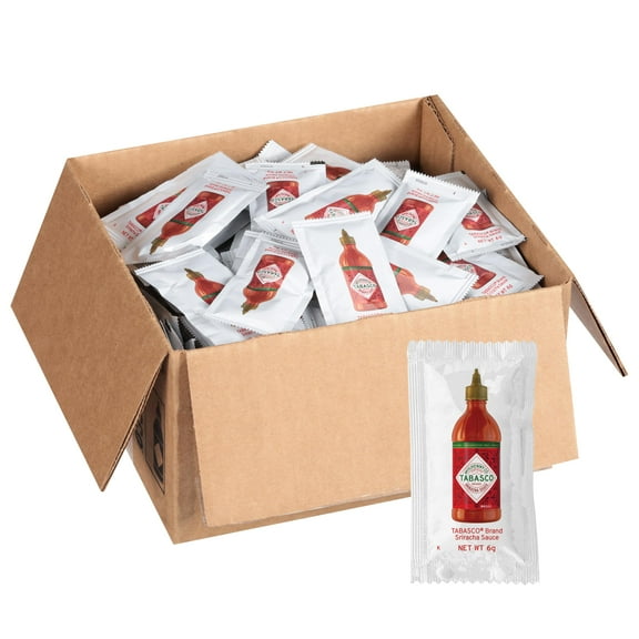 TABASCOÂ® Brand Sriracha Sauce Single Serve Packet, 200 Count (Pack of 1)