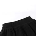 thumbnail image 6 of HOMADLES Girls Pleated Hem Skirt, Outdoor Athletic Solid A-line Mini Skorts Elastic Waist Athletic Skirt School Uniform Skirt Black 11 T, 6 of 7