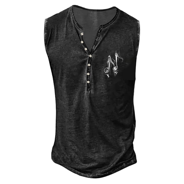Mens Summer Surf Beach Tank Top Large Size Casual Breathable Sleeveless Top Loose Print Tank Top Man Shirt