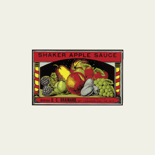 Shaker Apple Sauce Porcelain Refrigerator