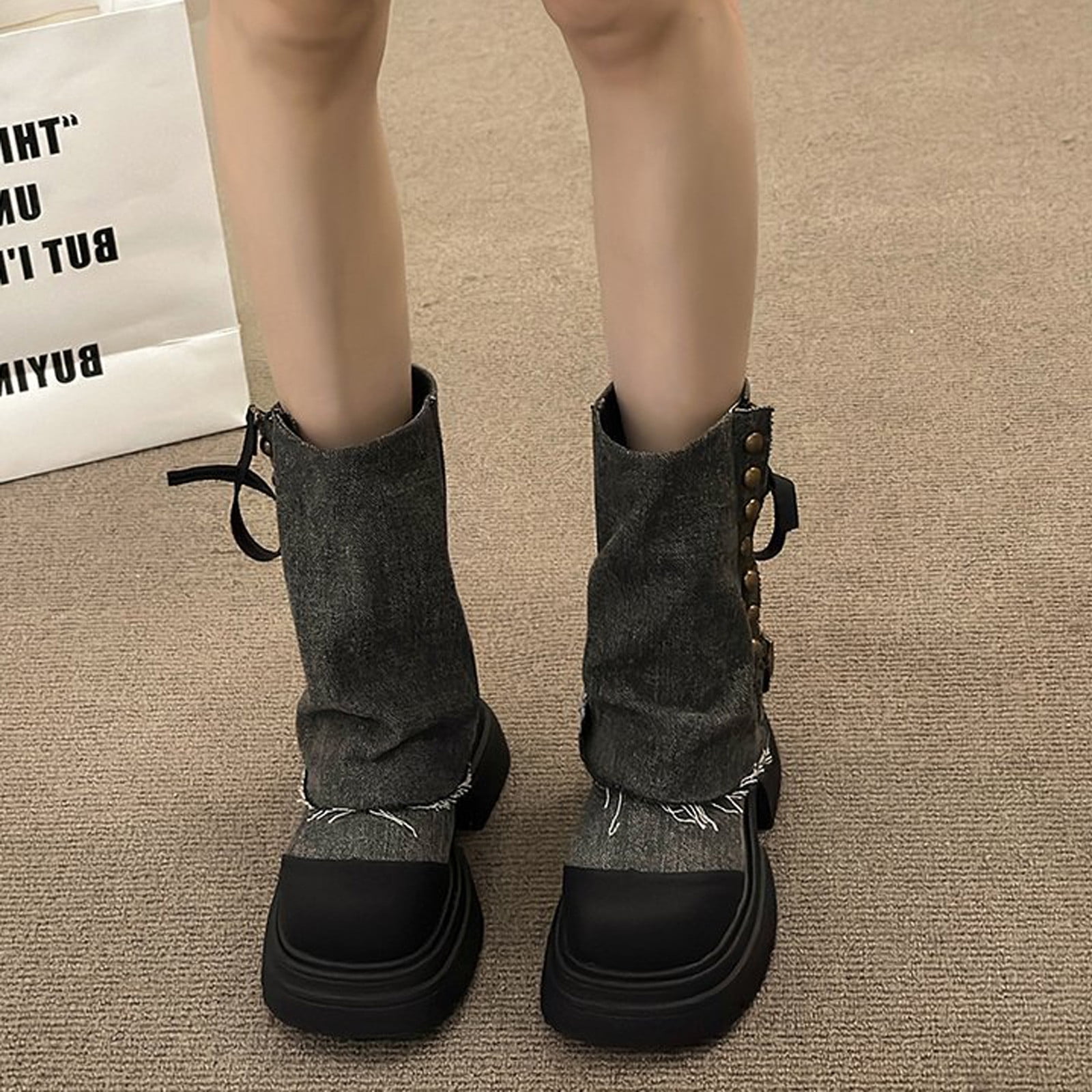 靴 jeanasis el Volume Short Boots eL】Volume Short Boots | [公式]ジーナシス （JEANASIS）通販 - 靴