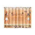 thumbnail image 2 of CADecor Egyptian Decor Window Treatment Panel Curtains Window Curtain Kitchen Curtain,Two Piece 26x39 Inches, 2 of 4